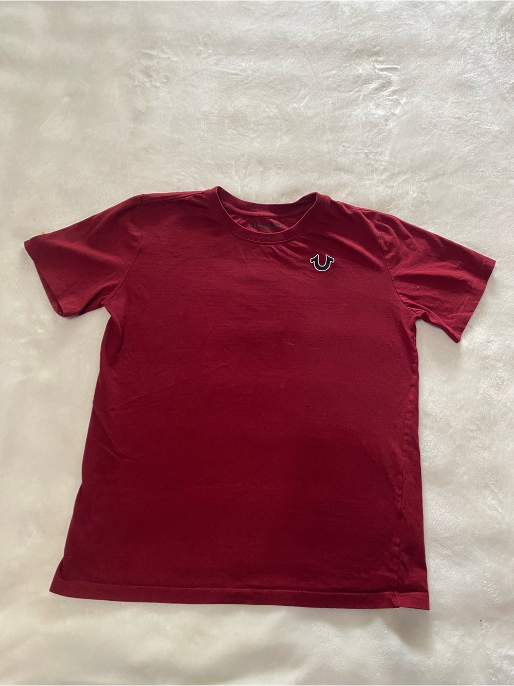 True Religion Boys Burgundy Short Sleeve Tee